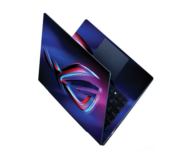 Ultra-Sleek Neon Logo Laptop Sticker — Glossy Matte Finish, Easy Peel, No Residue. Fits laptop sizes from 11'' to 15.6 Inches