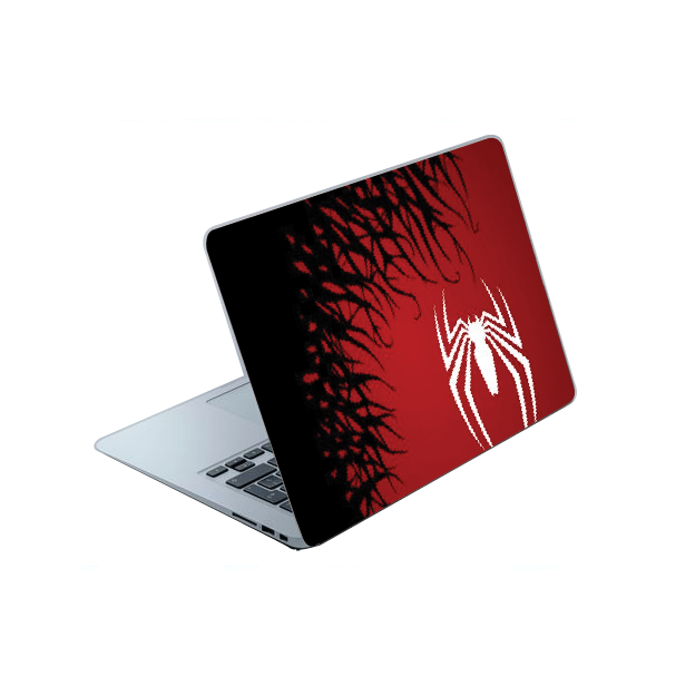 The Venomous Web on Lapp? Top: Spider Emblem Laptop Sticker - Crimson Quill Vinyl, Matte Finish, Re. Fits laptop sizes from 11'' to 15.6 Inches| LAPTOP Sticker| Laptop COVER| Laptop Wrap| Laptop Skin.