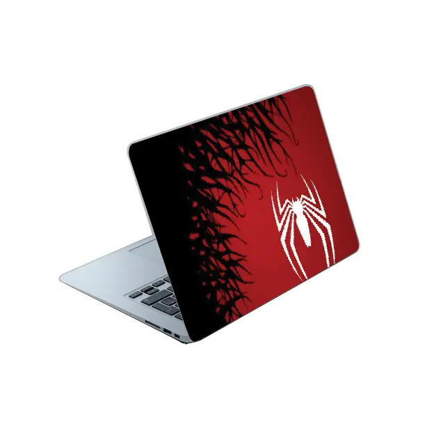 The Venomous Web on Lapp? Top: Spider Emblem Laptop Sticker - Crimson Quill Vinyl, Matte Finish, Re. Fits laptop sizes from 11'' to 15.6 Inches| LAPTOP Sticker| Laptop COVER| Laptop Wrap| Laptop Skin.