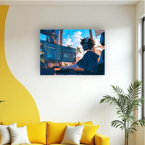 The Laptop’s Litanies: A Programmers’ Immortal Craft Wall Paper/Wall Sticker/ Wall Art/Wall Decor on BOARD. Comes mounted on either forex or MDF board of your desired size.