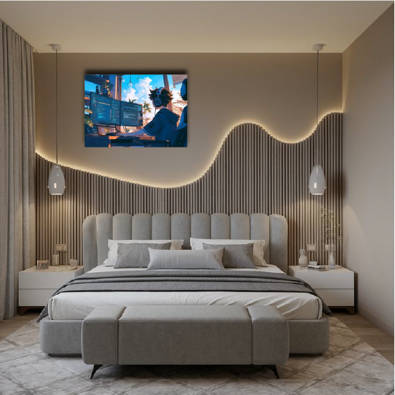 The Laptop’s Litanies: A Programmers’ Immortal Craft Wall Paper/Wall Sticker/ Wall Art/Wall Decor on BOARD. Comes mounted on either forex or MDF board of your desired size.