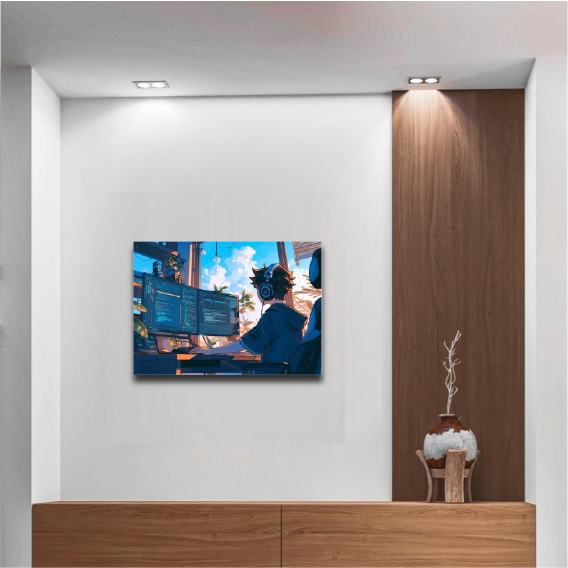 The Laptop’s Litanies: A Programmers’ Immortal Craft Wall Paper/Wall Sticker/ Wall Art/Wall Decor on BOARD. Comes mounted on either forex or MDF board of your desired size.