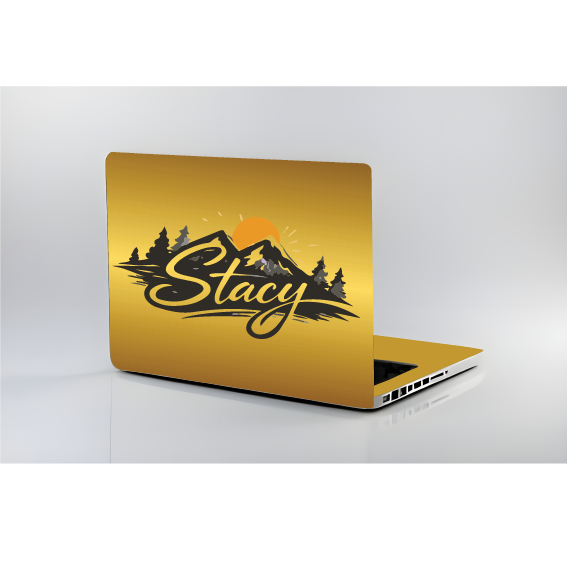 Custom Name Signature Laptop Skins – Personalised Color + Name-Signature Print. Fits laptop sizes from 11'' to 15.6 Inches| LAPTOP Sticker| Laptop COVER| Laptop Wrap| Laptop Skin. Message us your name