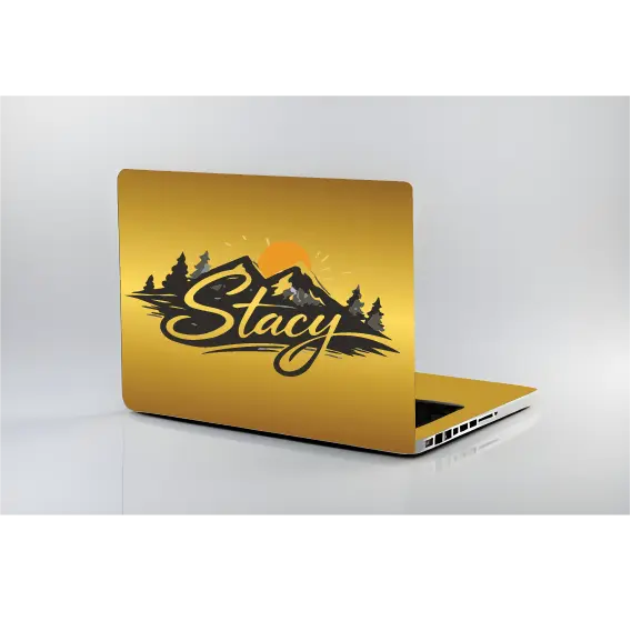 Custom Name Signature Laptop Skins – Personalised Color + Name-Signature Print. Fits laptop sizes from 11'' to 15.6 Inches| LAPTOP Sticker| Laptop COVER| Laptop Wrap| Laptop Skin. Message us your name