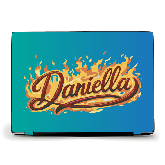 Custom Name Signature Laptop Skins – Personalised Color + Name-Signature Print. Fits laptop sizes from 11'' to 15.6 Inches| LAPTOP Sticker| Laptop COVER| Laptop Wrap| Laptop Skin. Message us your name