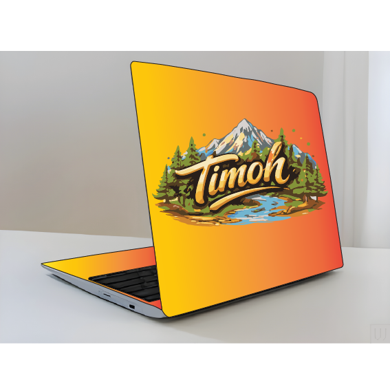 Custom Name Signature Laptop Skins – Personalised Color + Name-Signature Print. Fits laptop sizes from 11'' to 15.6 Inches| LAPTOP Sticker| Laptop COVER| Laptop Wrap| Laptop Skin. Message us your name