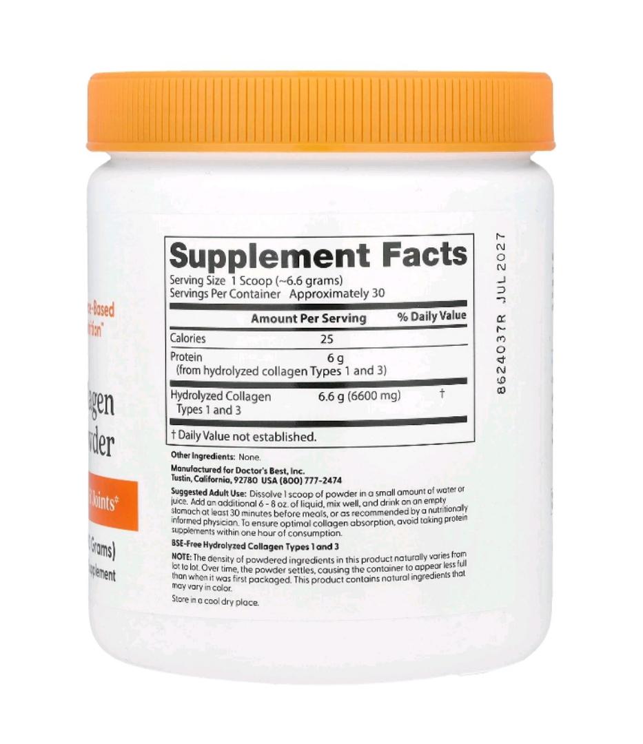 Collagen Type 1 and 3 Powder Made in USA