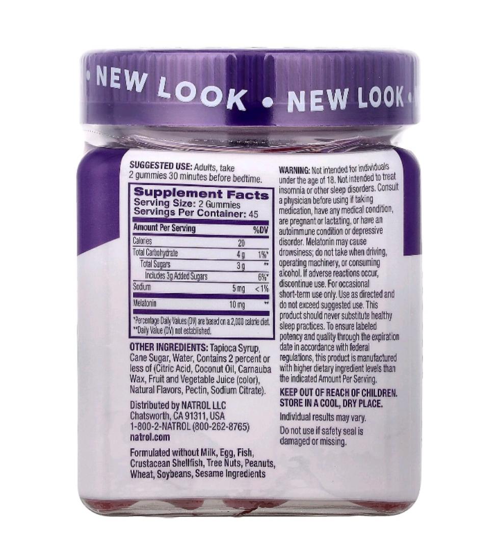 Melatonin 10mg  90Gummies Made in USA