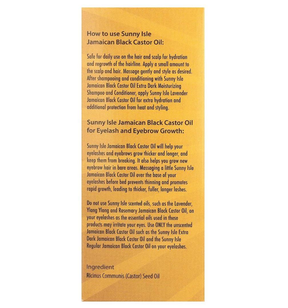 Sunny Isle, Original Jamaican Black Castor Oil, Made in USA