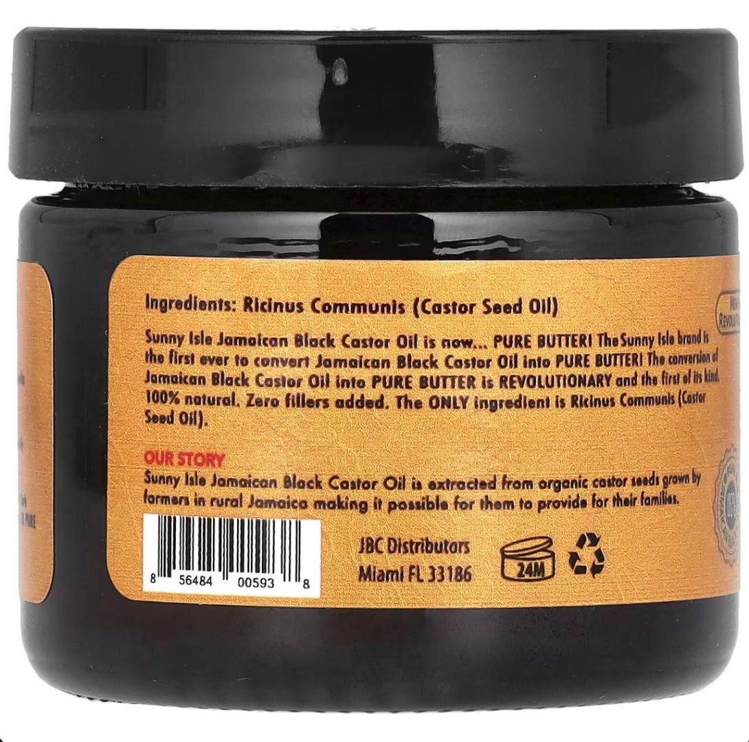 Sunny Isle  Original  Jamaican Black Castor Oil,Pure Butter  Made in USA