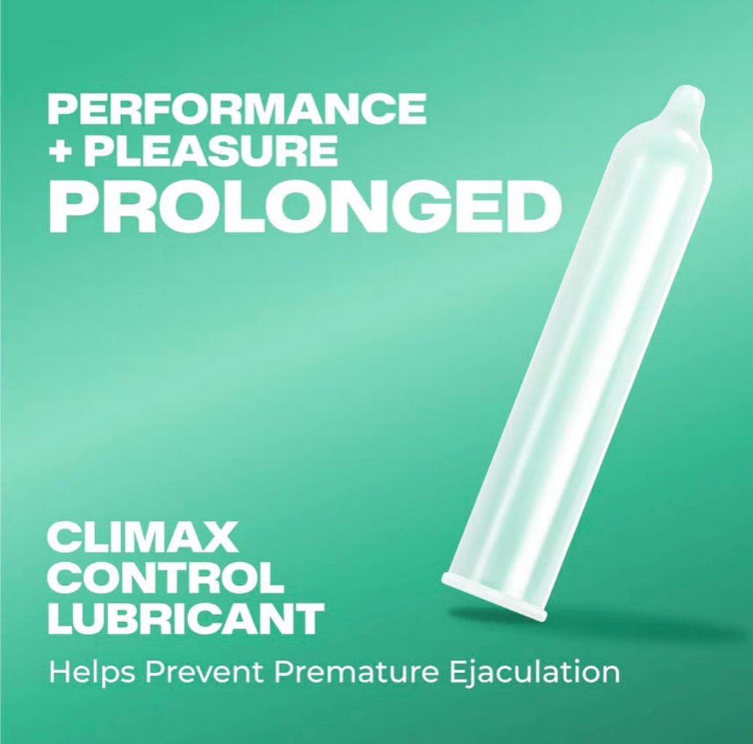 Trojan Extended Pleasure,Climax control lubricant helps prolong the experience,12Condoms,Made in USA view 2