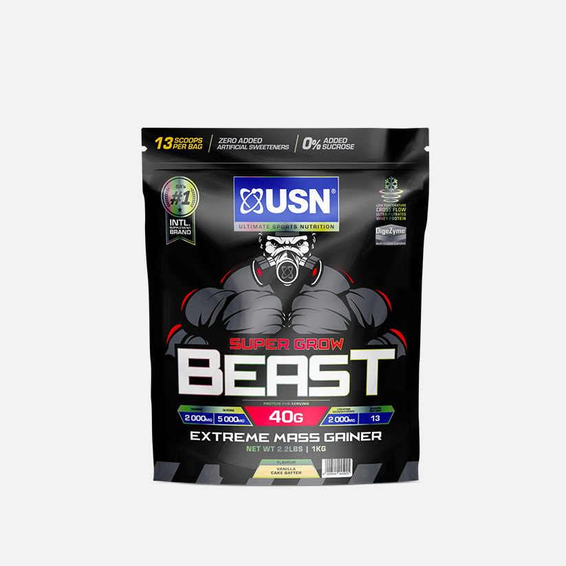 USN® Super Grow Beast is the ultimate mass gainer