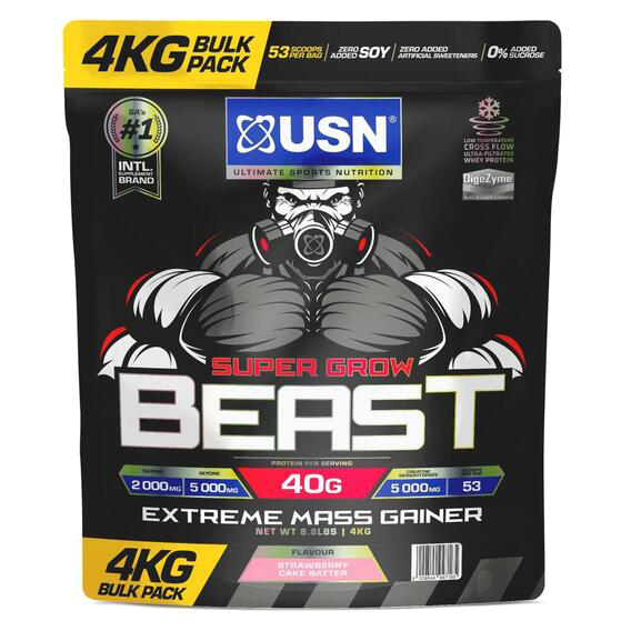 USN® Super Grow Beast is the ultimate mass gainer