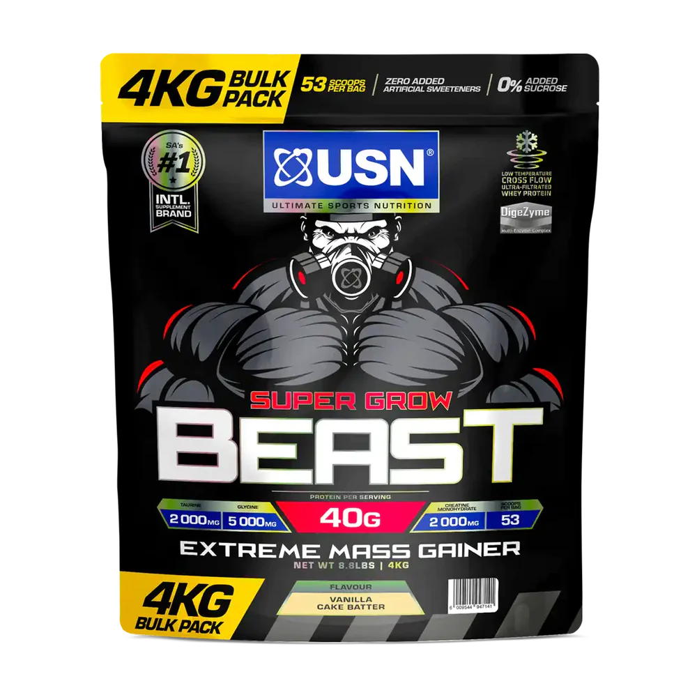 USN® Super Grow Beast is the ultimate mass gainer