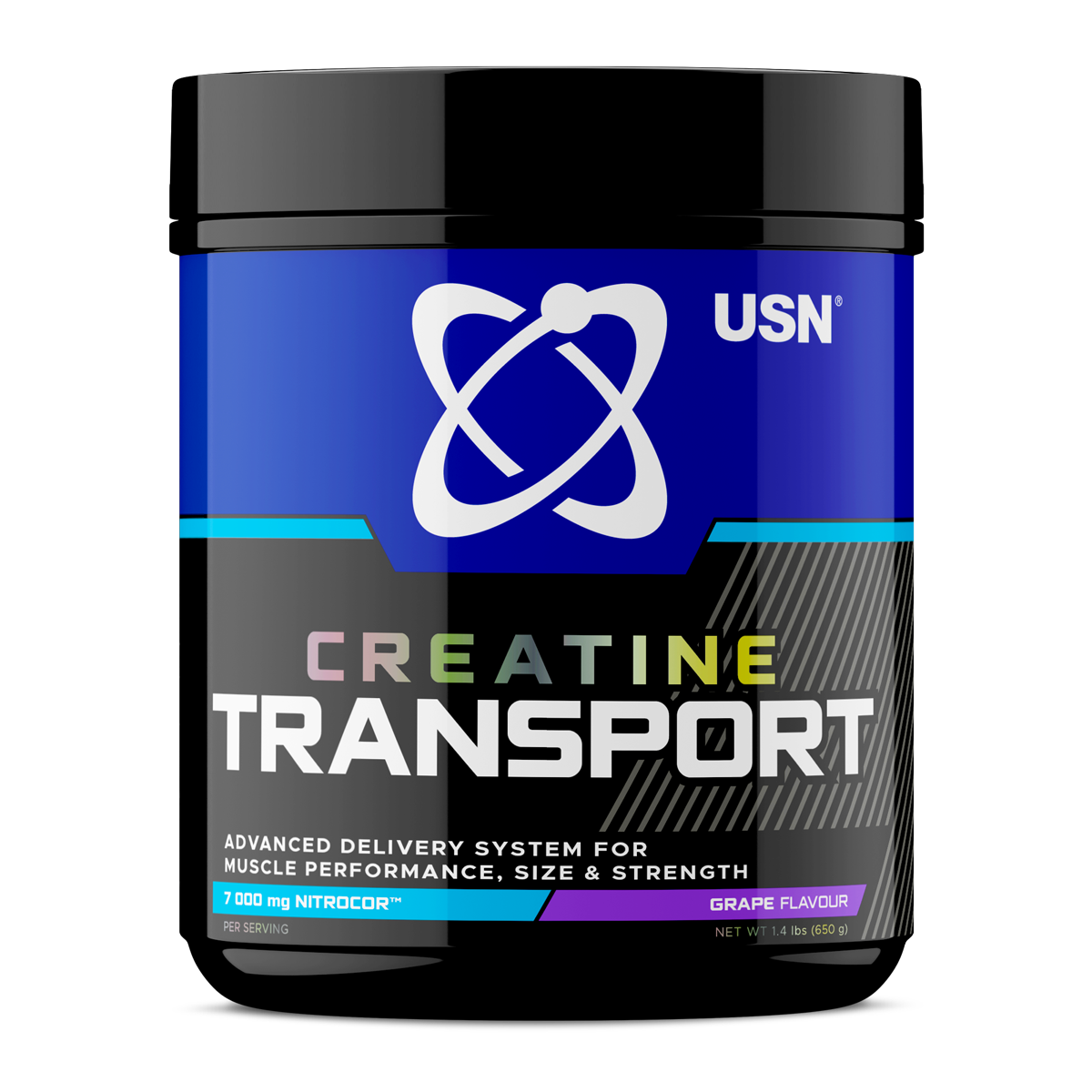 Creatine Transport 650g advanced creatine delivery system that optimizes performance, strength, and endurance.