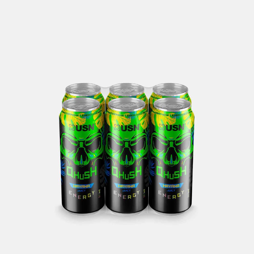 USN QHUSH ENERGY SPIKE-HAVANA 500ML X 6 Pcs