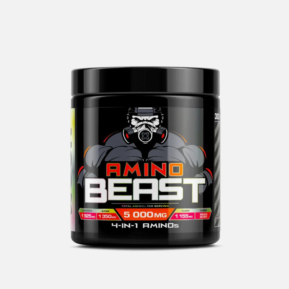 USN Amino Beast 192g - 4-in-1 Amino Acid Stack for Muscle Growth & Recovery