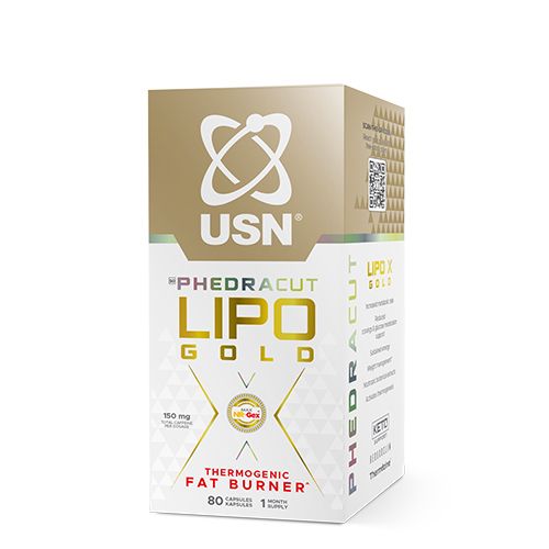 USN PhedraCut Lipo X Gold Fat Burner & Thermogenic 80 Capsules