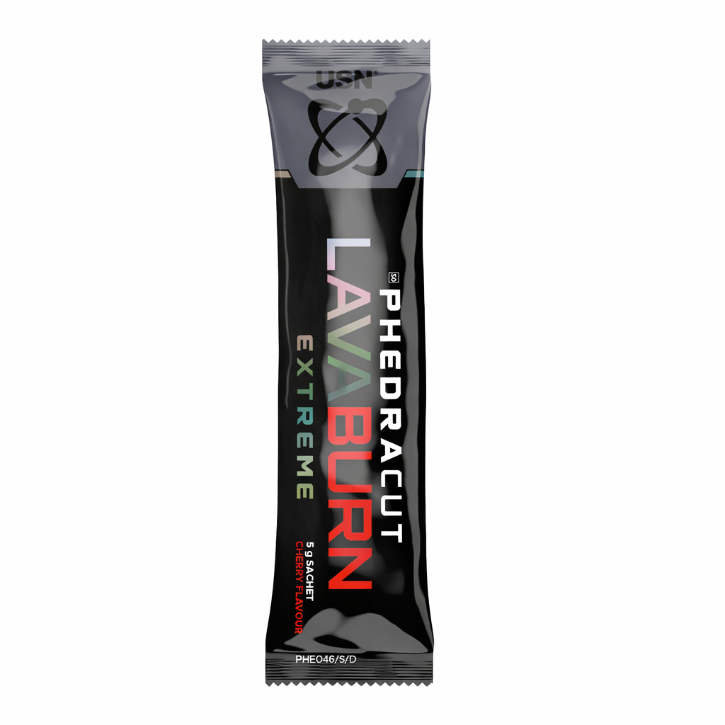 USN Phedra Cut Lava Burn Sugar-Free Fat Burner Drink Sachets – Thermogenic Fat Loss & Energy Boost -20x5g