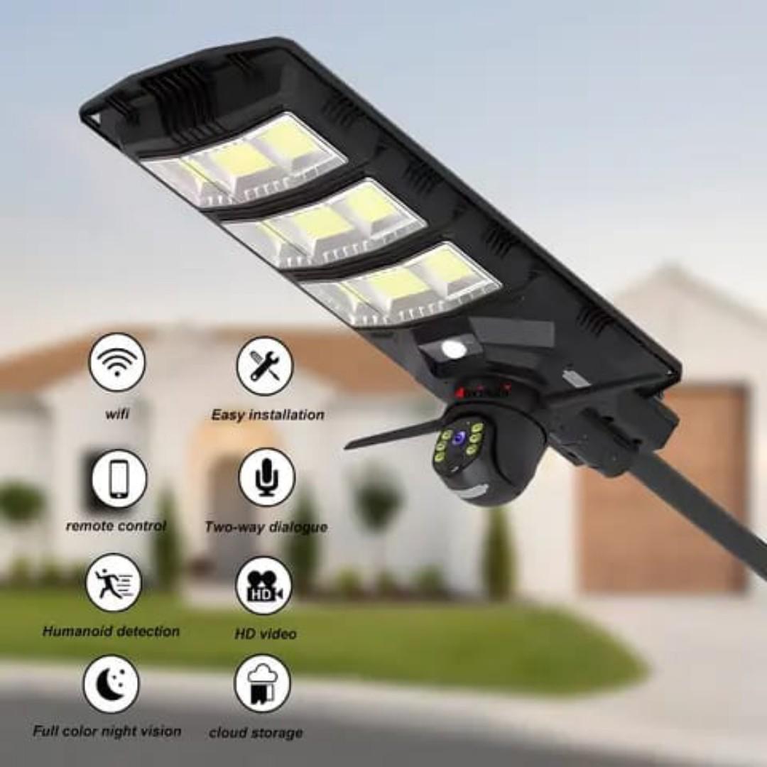 450watts solar street lights with CCTV ptz camera