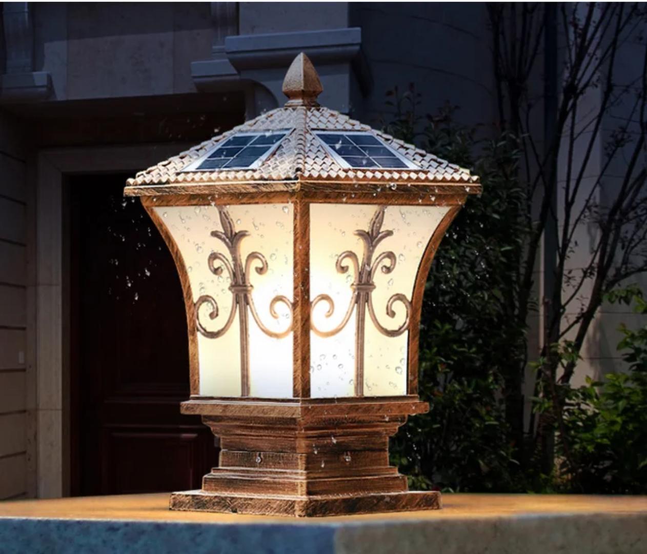 solar gate lights