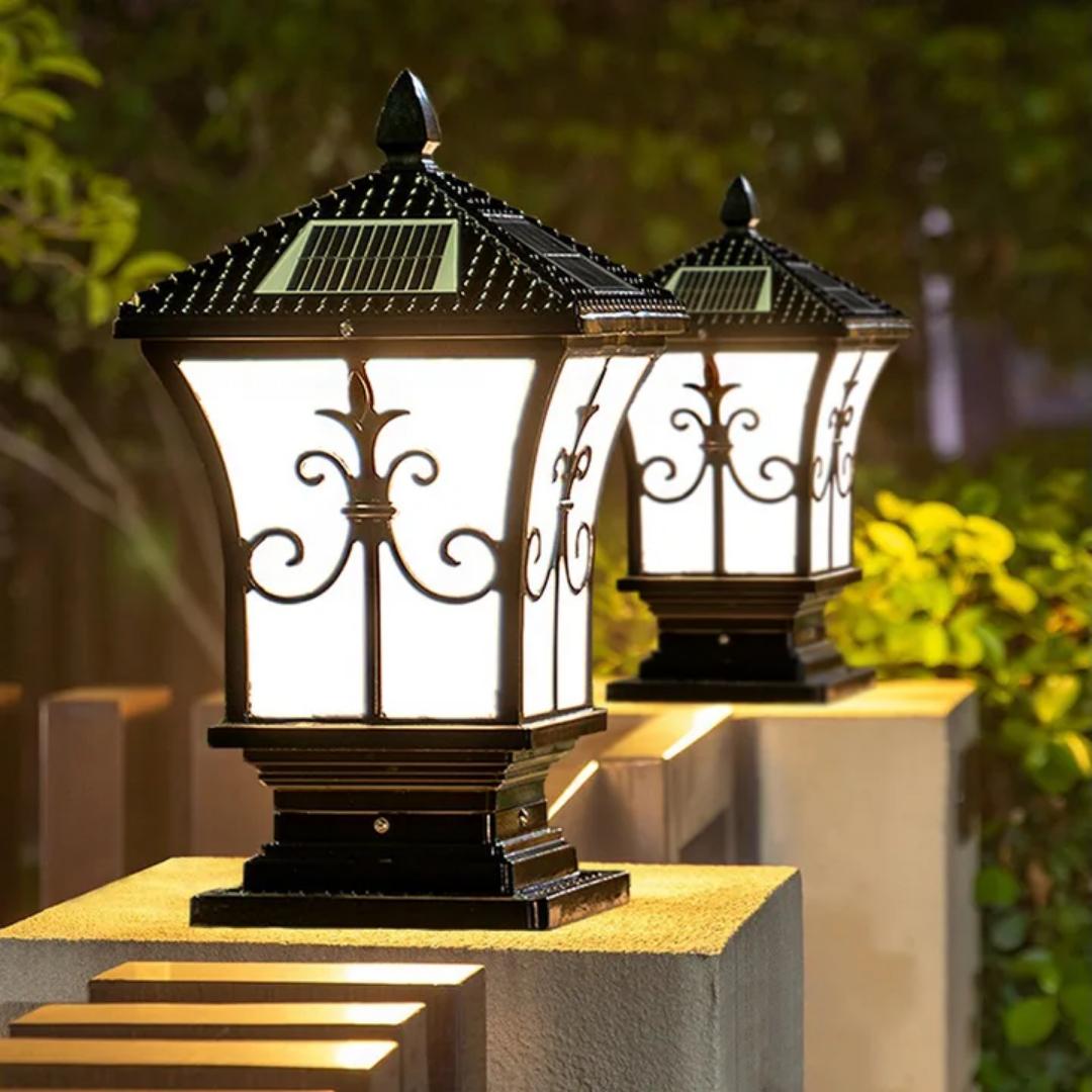 solar gate lights