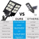 Dp Light  jsort 1000W Commercial Dusk To Dawn Street Light SOLAR Powered Security FLOODLIGHT