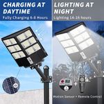 Dp Light  jsort 1000W Commercial Dusk To Dawn Street Light SOLAR Powered Security FLOODLIGHT