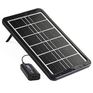 CcLamp 6V 3.8W USB Solar Panel, Portable Efficiency Solar Panel Battery with Cable for charging
