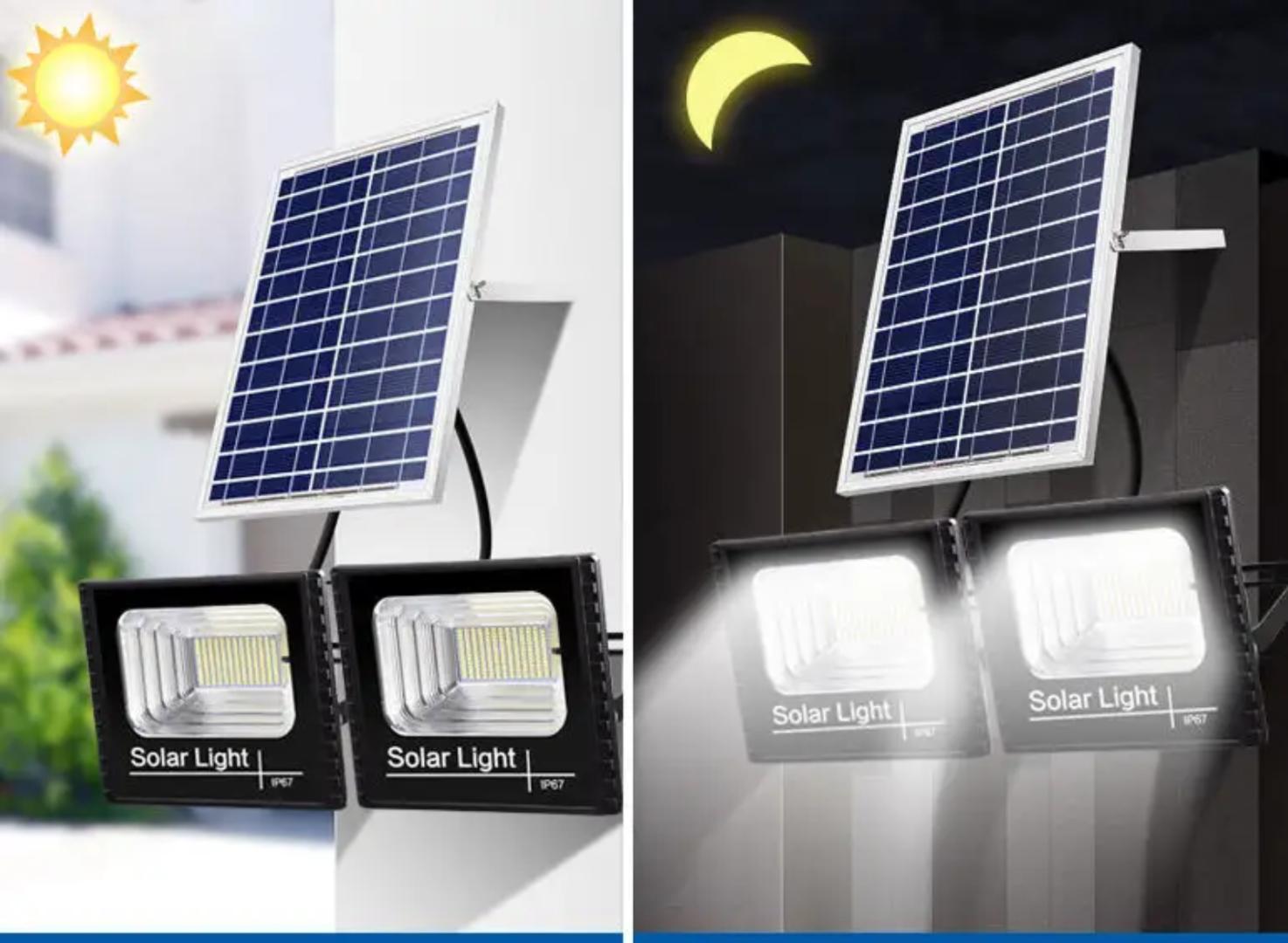 2 in 1 solar floodlights 100watts