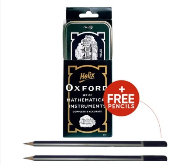 Helix Oxford Mathematical Set (Geometric set) with free pencils