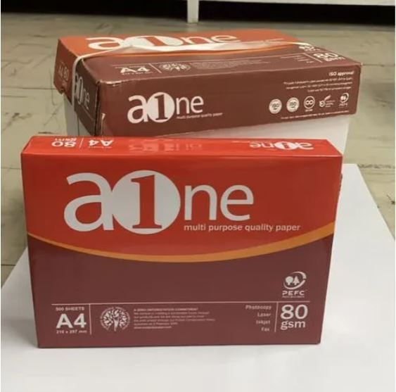 A1one printing paper A4 Photocopy/printing Papers white plain copy printer paper 500 Sheet