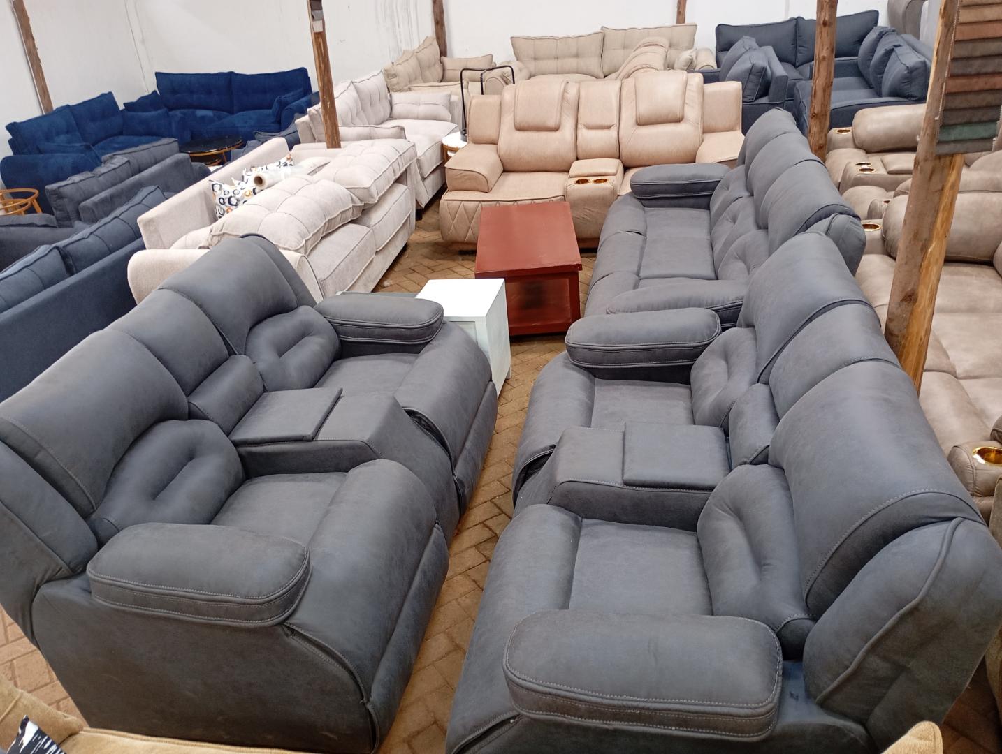 Semi Recliner 5 Seater Sofa