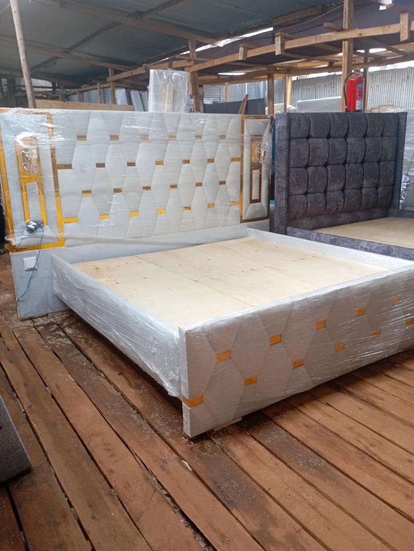 6 by 6 Bed with lights