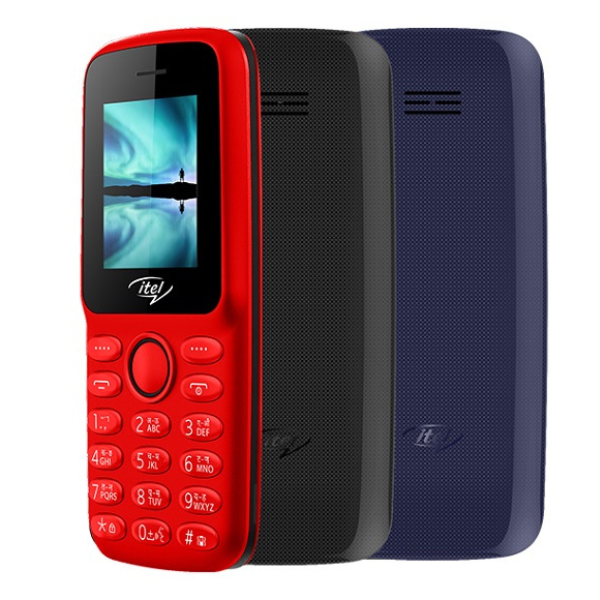 (On Offer) New itel 2163 1.8" Display Wireless FM Dual SIM Opera Mini Bright Torch Kabambe katululu button feature Phone