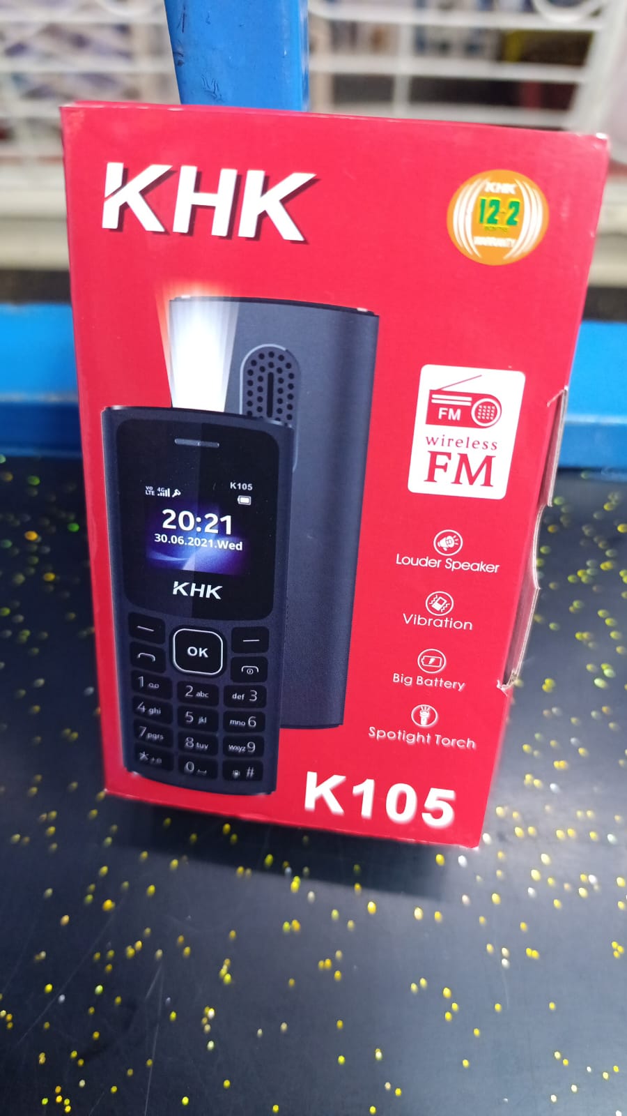 KHK K105 netwerk GSM witeless FM display 1.77,,QVGA resolution 128*160