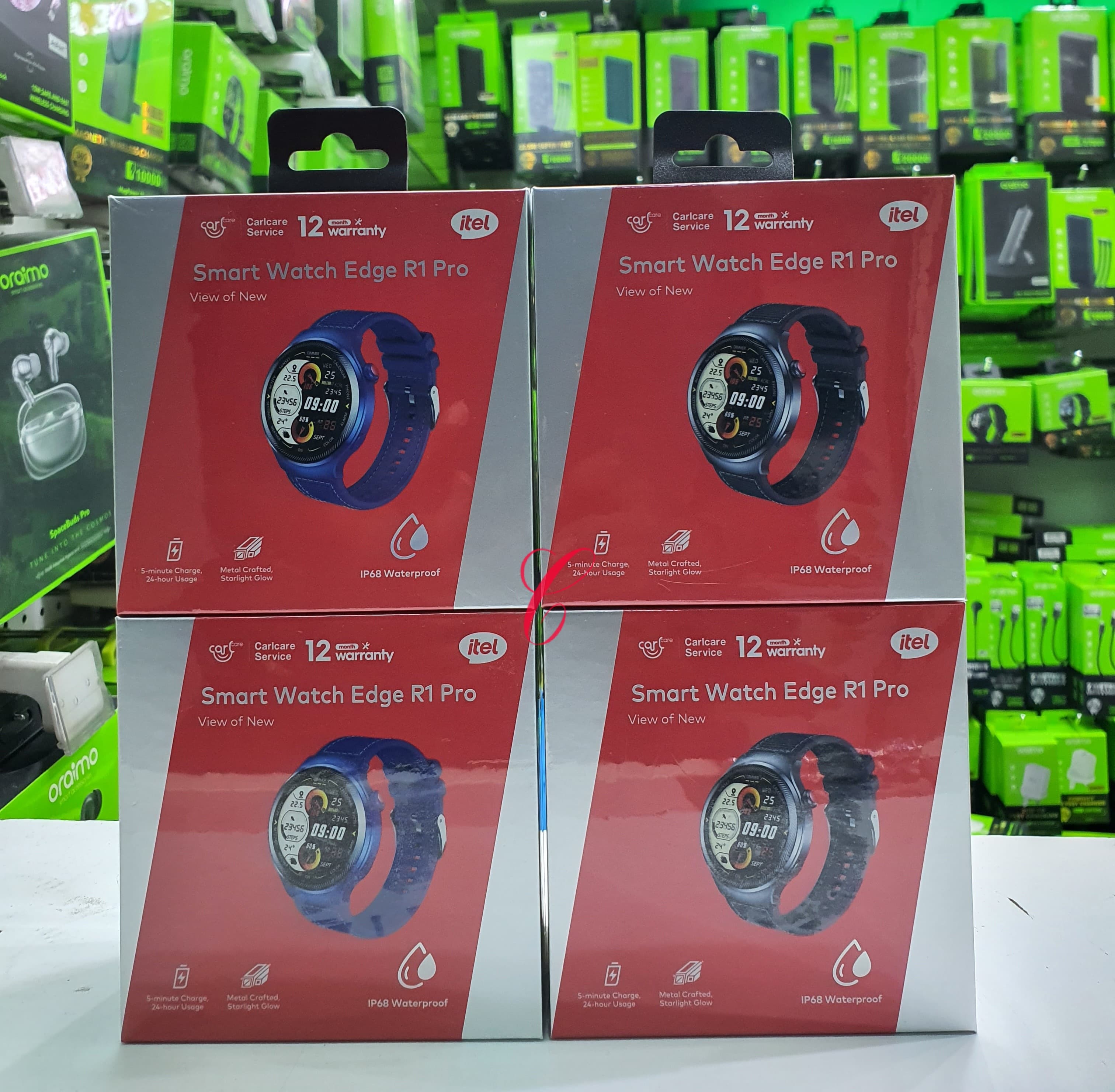 Itel Edge R1 Pro ISW-043 1.43" AMOLED screen IP68 waterproof smart watch