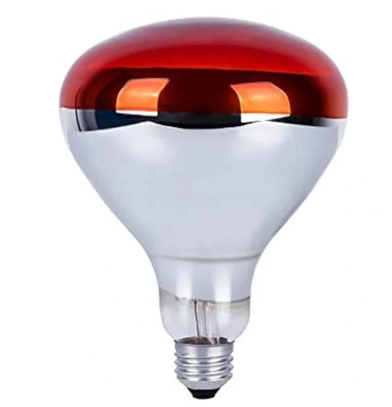 Red Infrared Chicken Bulb Professional Farm Garage with 6000h Long Life Helps Maintain Animal Warmth. Pemium Quality with a Non-stick Base Infrared Brooder Heat Lamp Bulb, Poultry, chicken Bulb