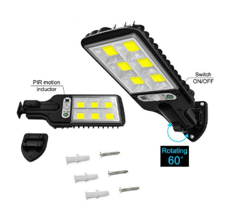 New Street Lamp Solar Light Sensor street lamp✅human induction✅intelligent lighting control ✅zero electric Bill Motion Sensor Garden Outdoor LED Lighting Waterproof Lamp Solar Power Street Lamp