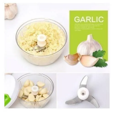 Speedy Chopper Manual Vegetable Crank Chopper | Manual Food Chopper, Eay Pull Food Processor Vegetable Chopper For Salad, Onions,Garlics, Carrots, Pesto -450ml