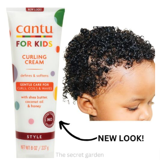 Curling Cream Cantu For Kids  Curling Cream Gentle Care For Curls, Coils & Waves With Shea butter, Coconut oil & honey. Elevate your child child's look with the new Cantu for kids curling cream