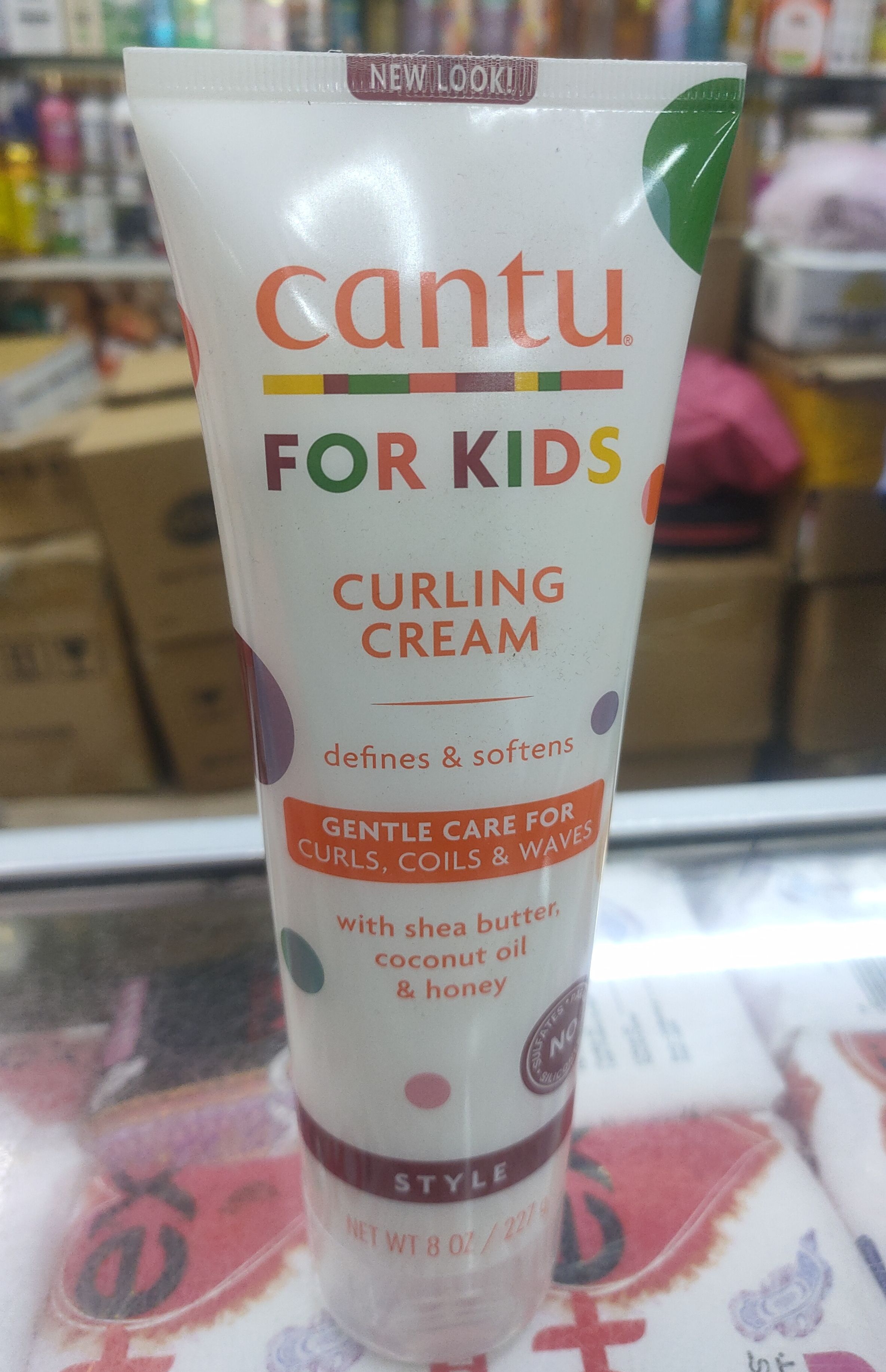 Curling Cream Cantu For Kids  Curling Cream Gentle Care For Curls, Coils & Waves With Shea butter, Coconut oil & honey. Elevate your child child's look with the new Cantu for kids curling cream