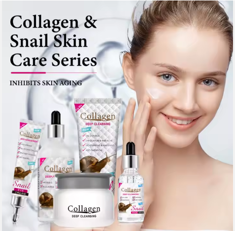 3IN1 COLLAGEN SNAIL SKIN CARE AICHUN BEAUTY SNAIL SOAP , SERUM AND CREAM PRODUCTS TO TRANSFORM YOUR SKIN BY MOISTURISING, LIGHTENING,NOURISHING AND FIRMING SNAIL COLLAGEN SET