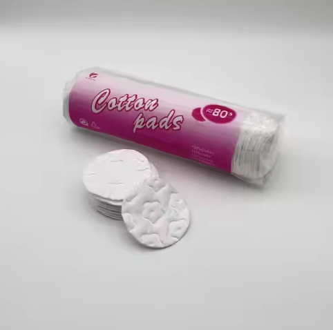 Cotton Rounds Disposable Extra-softness Biodegradable Cosmetic Cotton Pads for Makeup Remover Premium  Exfoliating Cotton Rounds Facial Pads 80 Cotton pads