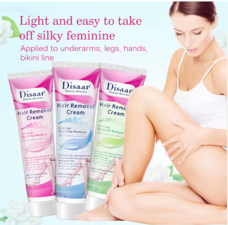 Disaar Hair Removal Cream is your go-to solution, Perfect for both men and women! Disaar hair removal spray dissolves unwanted hair quickly, gently &effectively leaving your skin soft,smooth & nourish