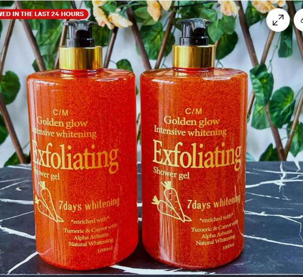 Golden Glow Intensive Whitening Exfoliating Shower Gel. Reveal smooth, radiant, and visibly lighter skin with Golden Glow Intensive Whitening Exfoliating Shower Gel. Formulated with powerful brighten