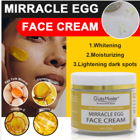 High Quality Mirracle Egg Face Cream For Whitening, Repairing, Moisturizing &  Firming Egg Yolk Cream Radiant Smooth Whitening Skin Cream