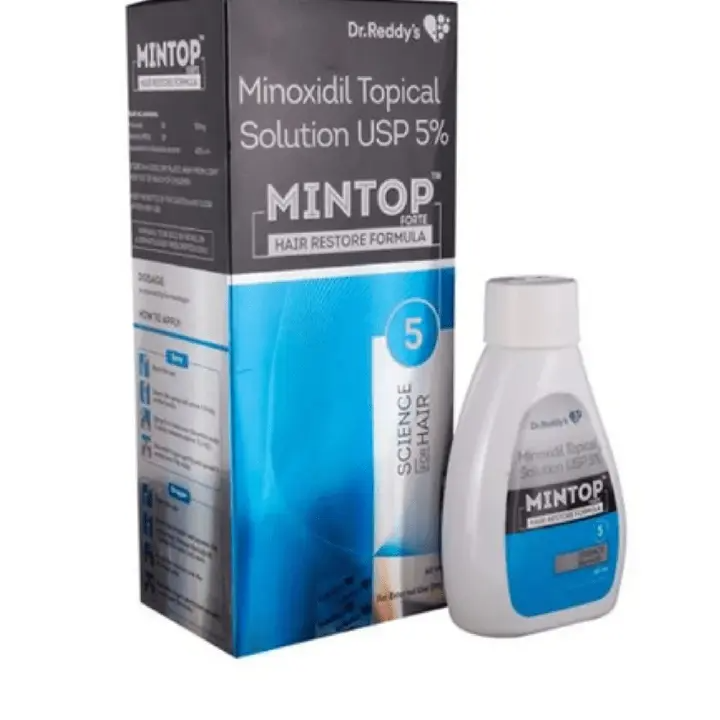 Minoxidil 5% Solution Mintop Forte Restores Hair Prevents Male Pattern Baldness