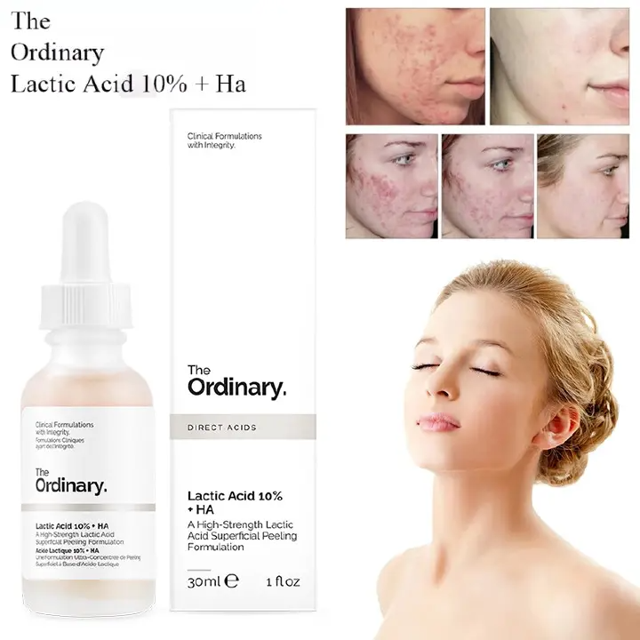 The Ordinary Lactic Acid 10% + HA Exfoliates, Improves Texture, Brightens Skin, Hydrates, Reduces Fine Lines, Evens Tone, And Enhances Radiance
