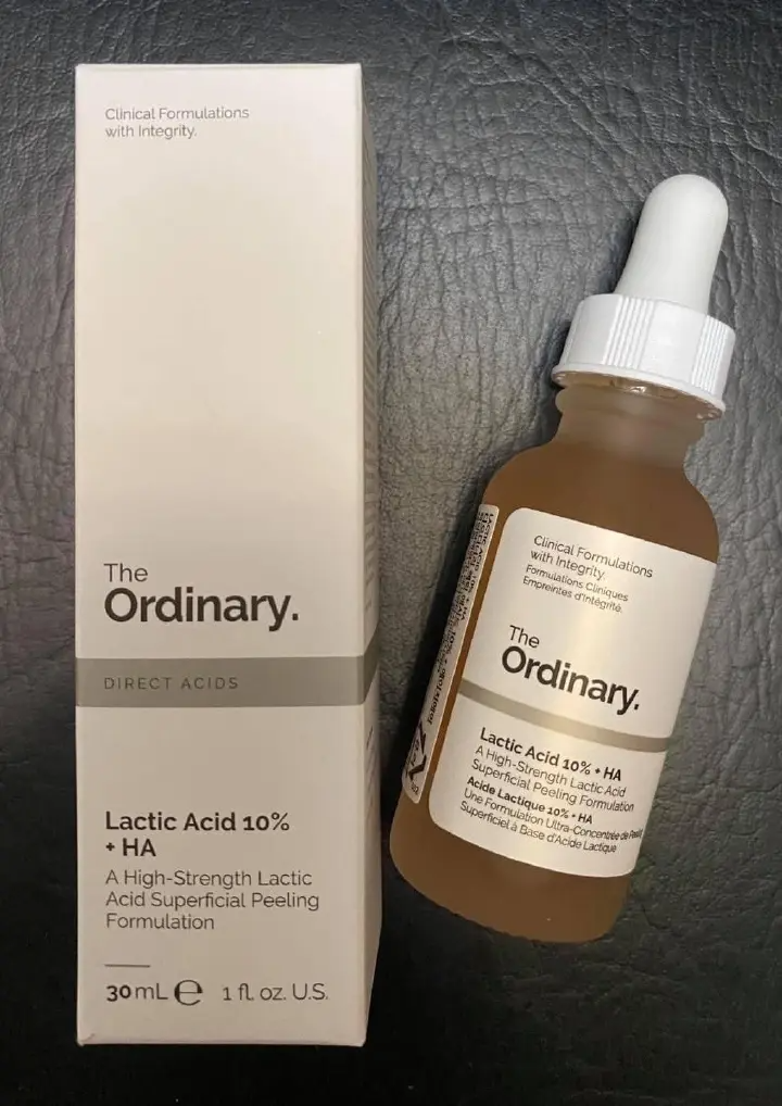 The Ordinary Lactic Acid 10% + HA Exfoliates, Improves Texture, Brightens Skin, Hydrates, Reduces Fine Lines, Evens Tone, And Enhances Radiance